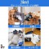 ペットブラシ グローブセットブラシ グルーミンググローブ 猫犬用 手袋