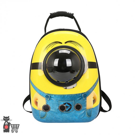 猫犬兼用 リュック 宇宙船カプセルお出掛け用品 ペットキャリーバッグ