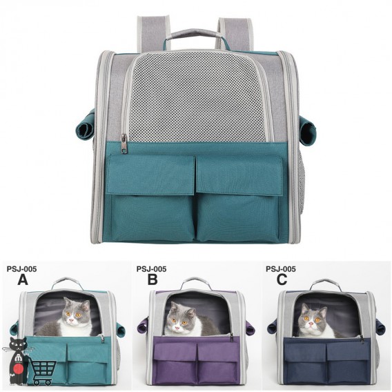 ペットキャリーリュック 犬 猫折り畳み式2WAY ペットバッグ お出かけ